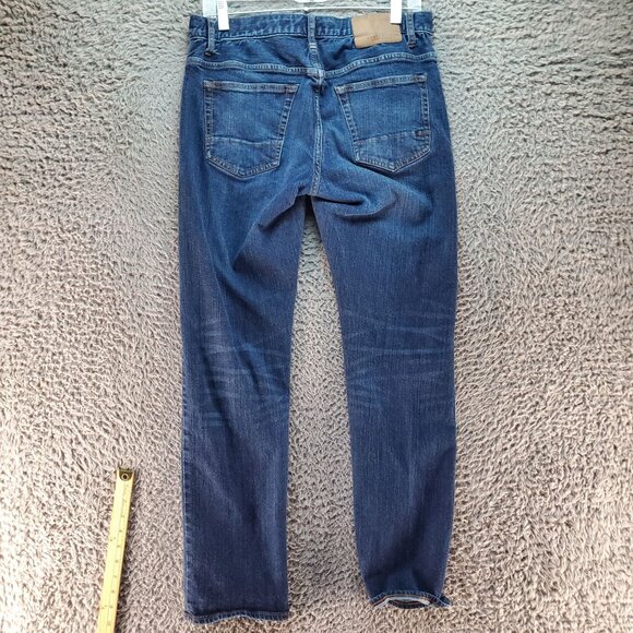 Aeropostale Jeans Mens 31x32 Blue Slim Straight Cotton Blend Stretch Denim - Picture 8 of 9